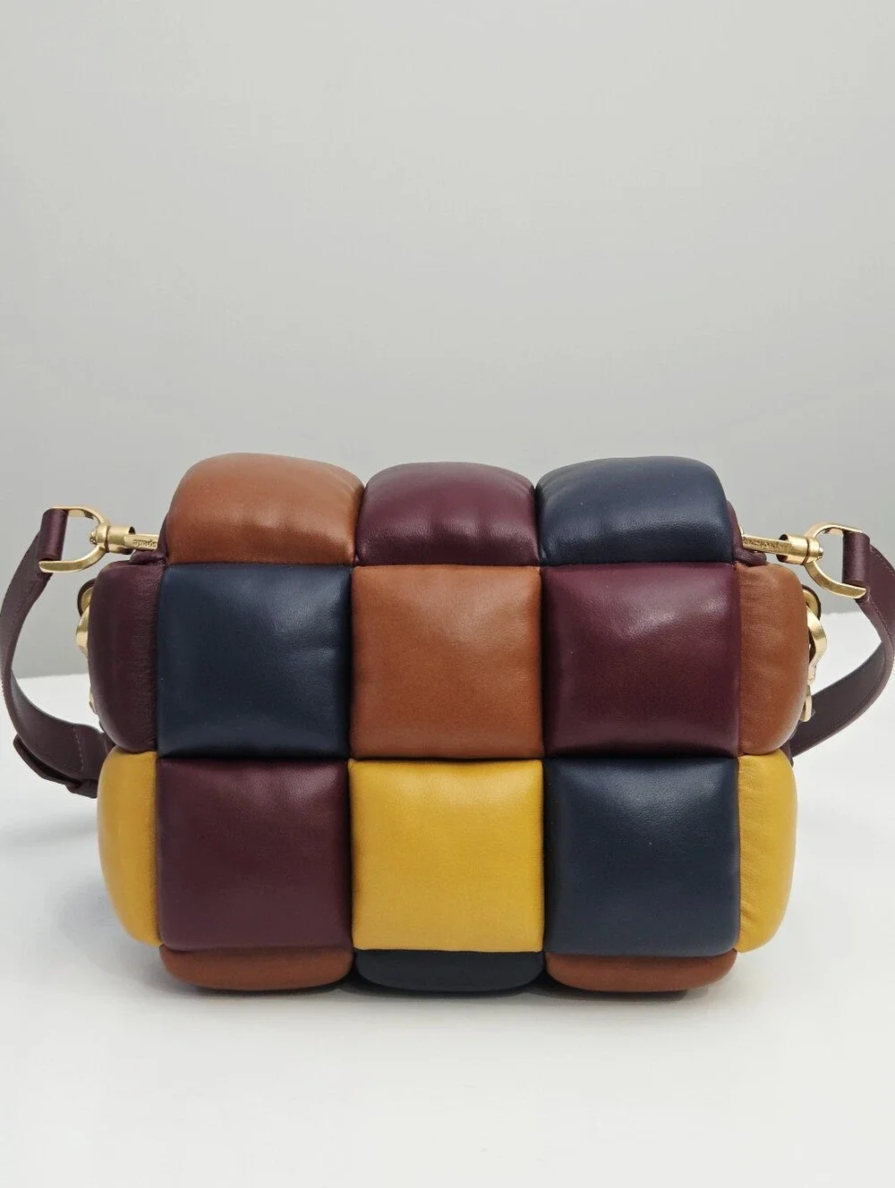 LIKE NEW KATE SPADE BOXXY RUBIX LEATHER BAG - DARK MERLOT